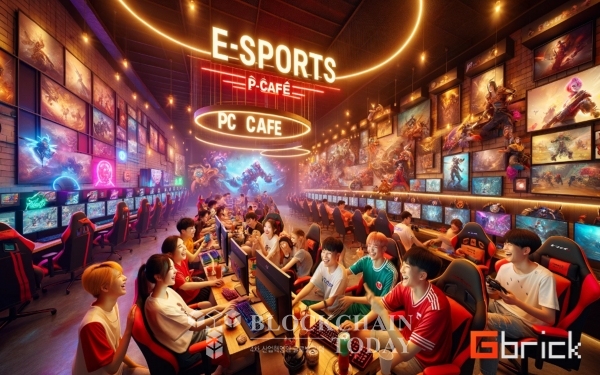 (제공=지브릭)지브릭의 e-sports형 O2O 라이프스타일 PC방 구성 개념도