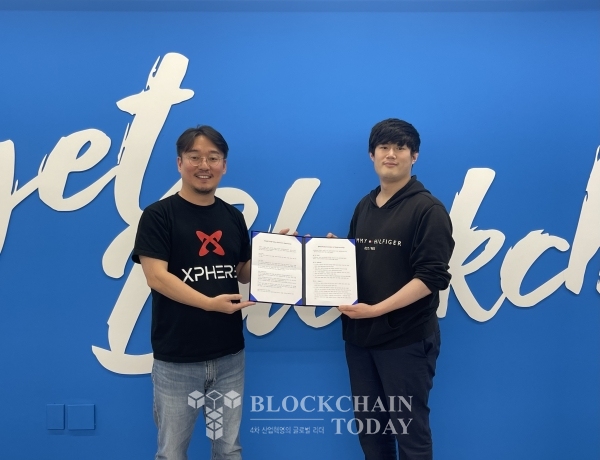 서울랩스 장도희 대표(왼쪽)와 블록웨이브랩스 김승현 대표