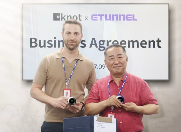 웨스 카플란 G-Knot CEO, 김영국 ㈜이터널 대표이사 [사진제공=㈜이터널]