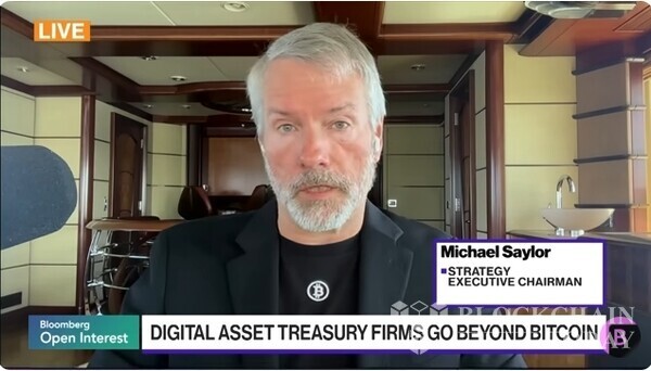 (출처=YouTube/Bloomberg Television) 마이클 세일러 스트래티지 회장.